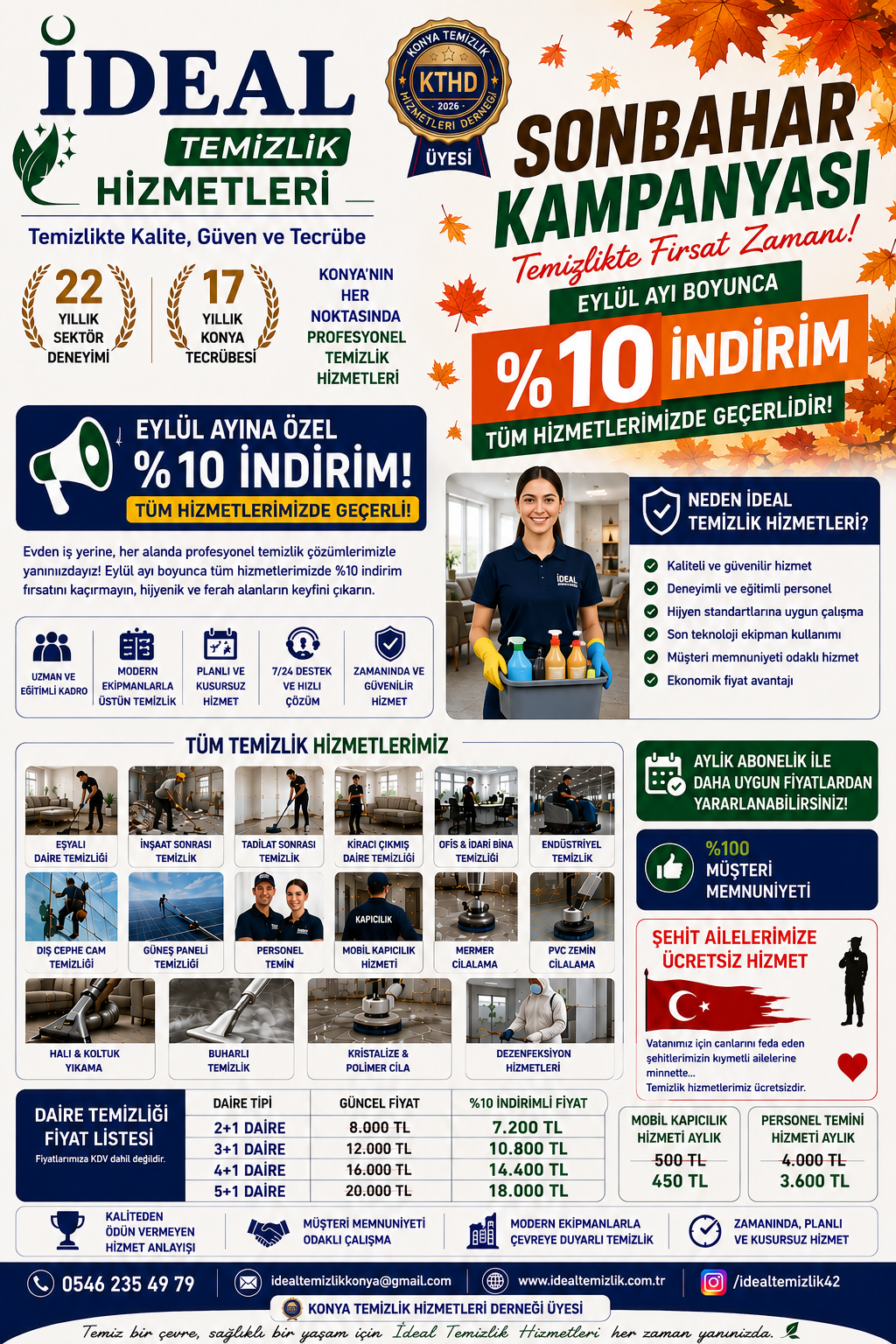 🍂 Sonbahar Kampanyası – Eylül Ayına Özel %10 İndirim