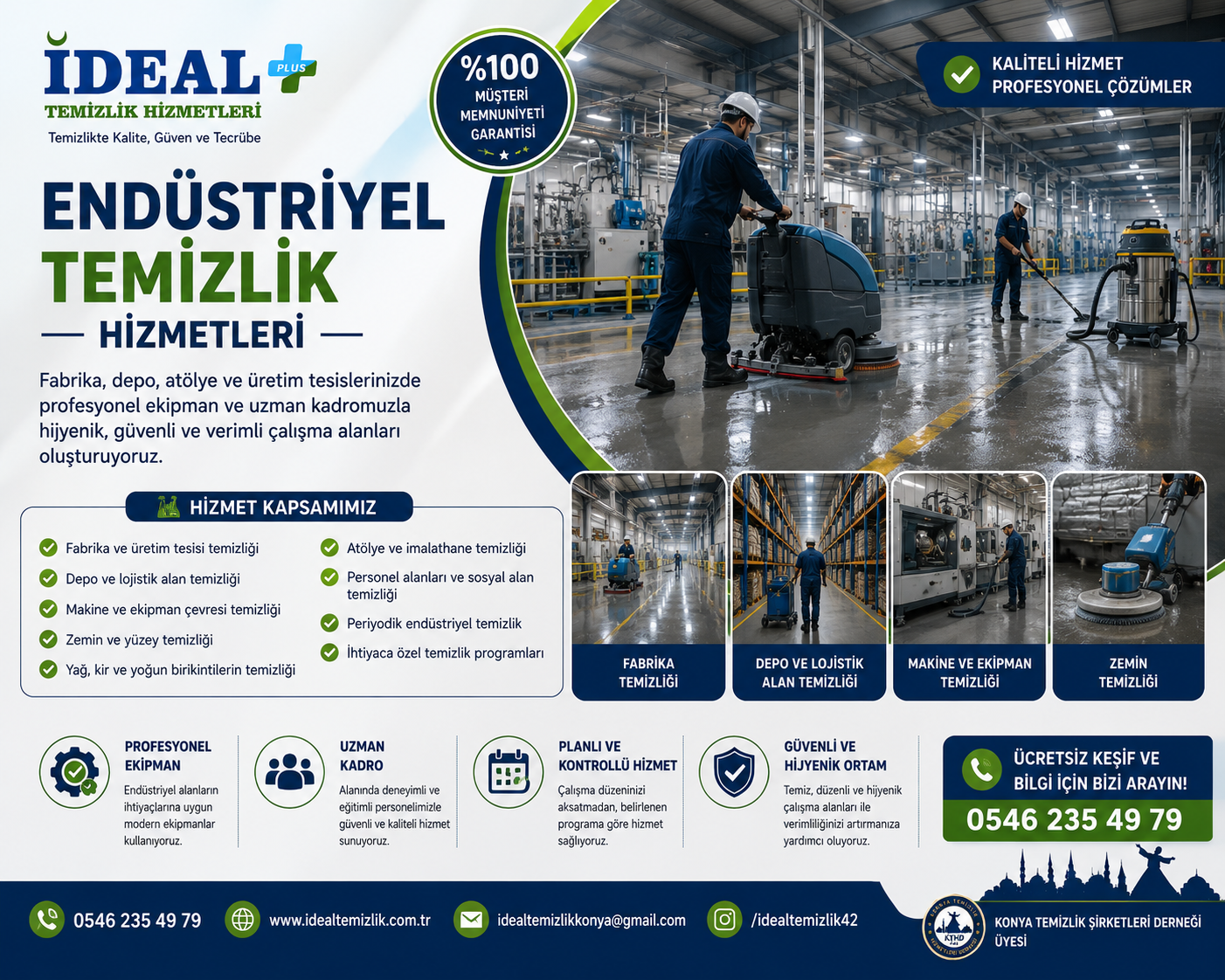 Endüstriyel Temizlik Hizmetleri - Konya